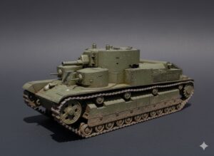 Сборная модель в масштабе